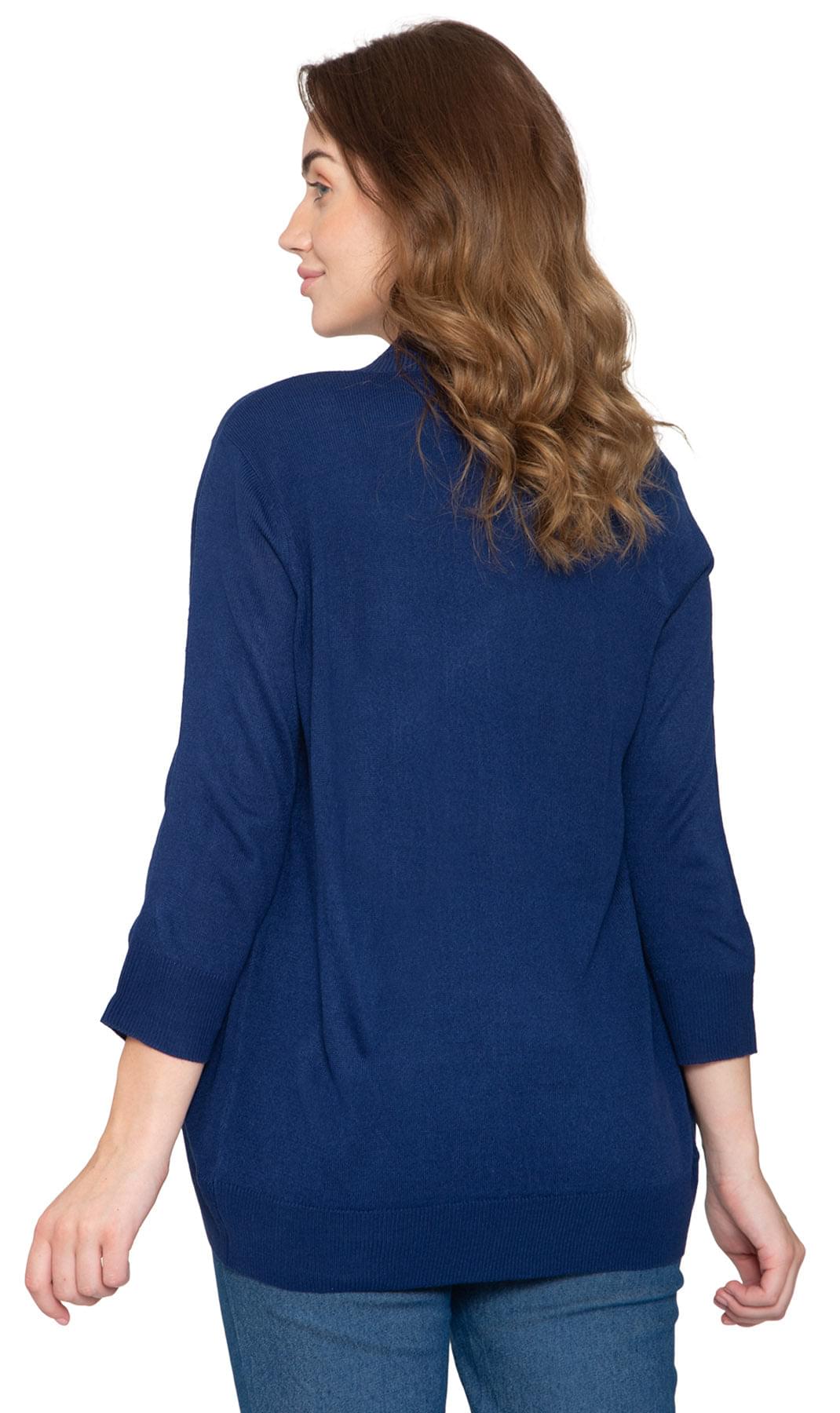 Women's Open Front Curved Hem Cardigan — Cashmere-Like Soft Knit