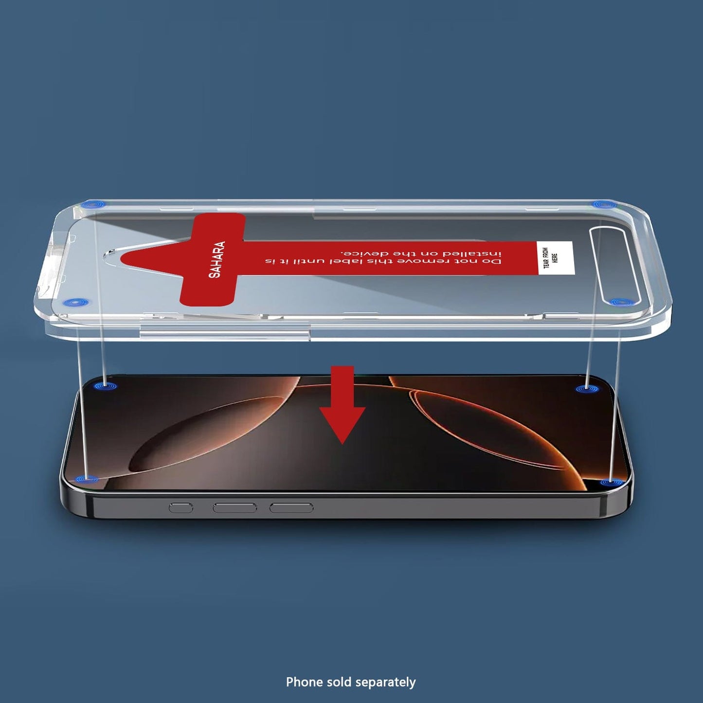 iPhone 17 Pro Max Screen Protector - Easy Apply Clear Tempered Glass Screen Protector | Zerodamage