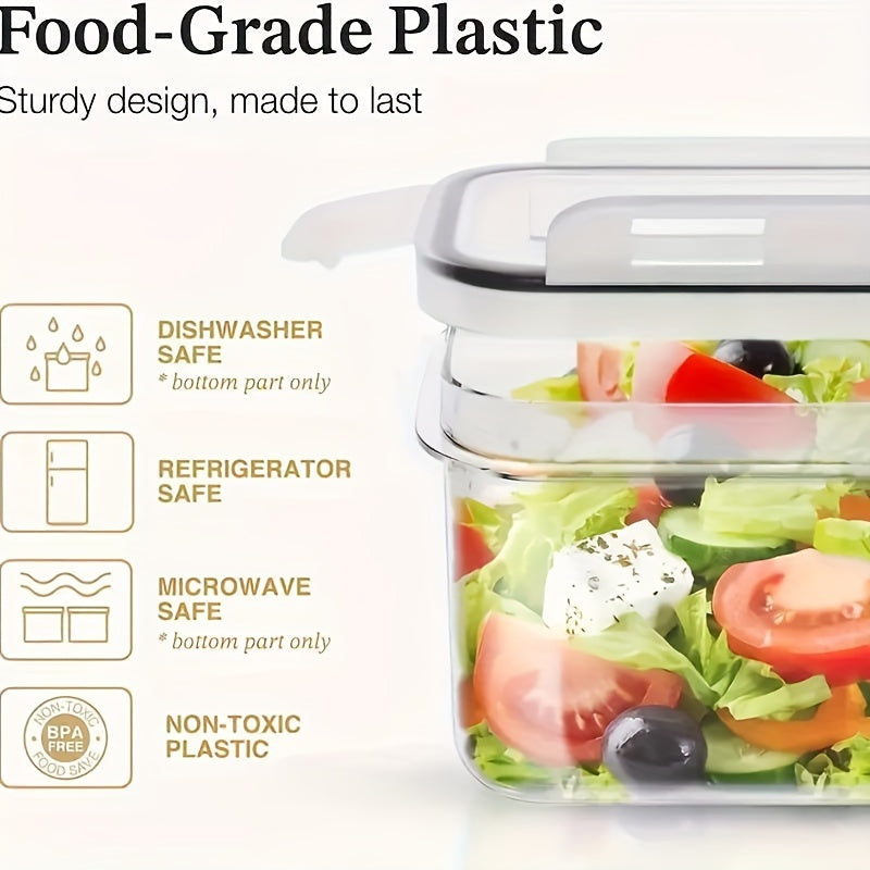 84-Pack Airtight Food Storage Containers Set - BPA-Free, Leak-Proof, Stackable Kitchen Organizers with 42 Lids, 42 Boxes, Labels, Pen, and Spoon - Ideal for Meal Prep & Pantry Organization