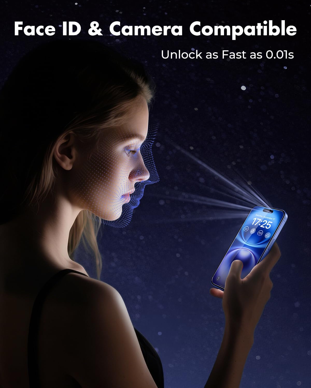 iPhone 17 Pro Max Screen Protector - Easy Apply Clear Tempered Glass Screen Protector | Zerodamage