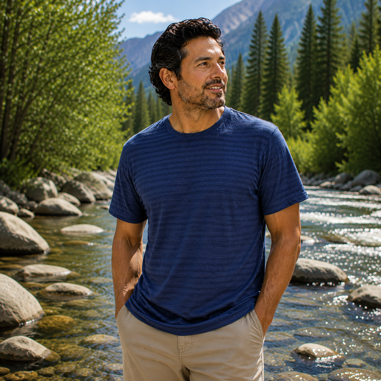 Men's Lightweight Hemp T-Shirt, Order #: TSHRT-M