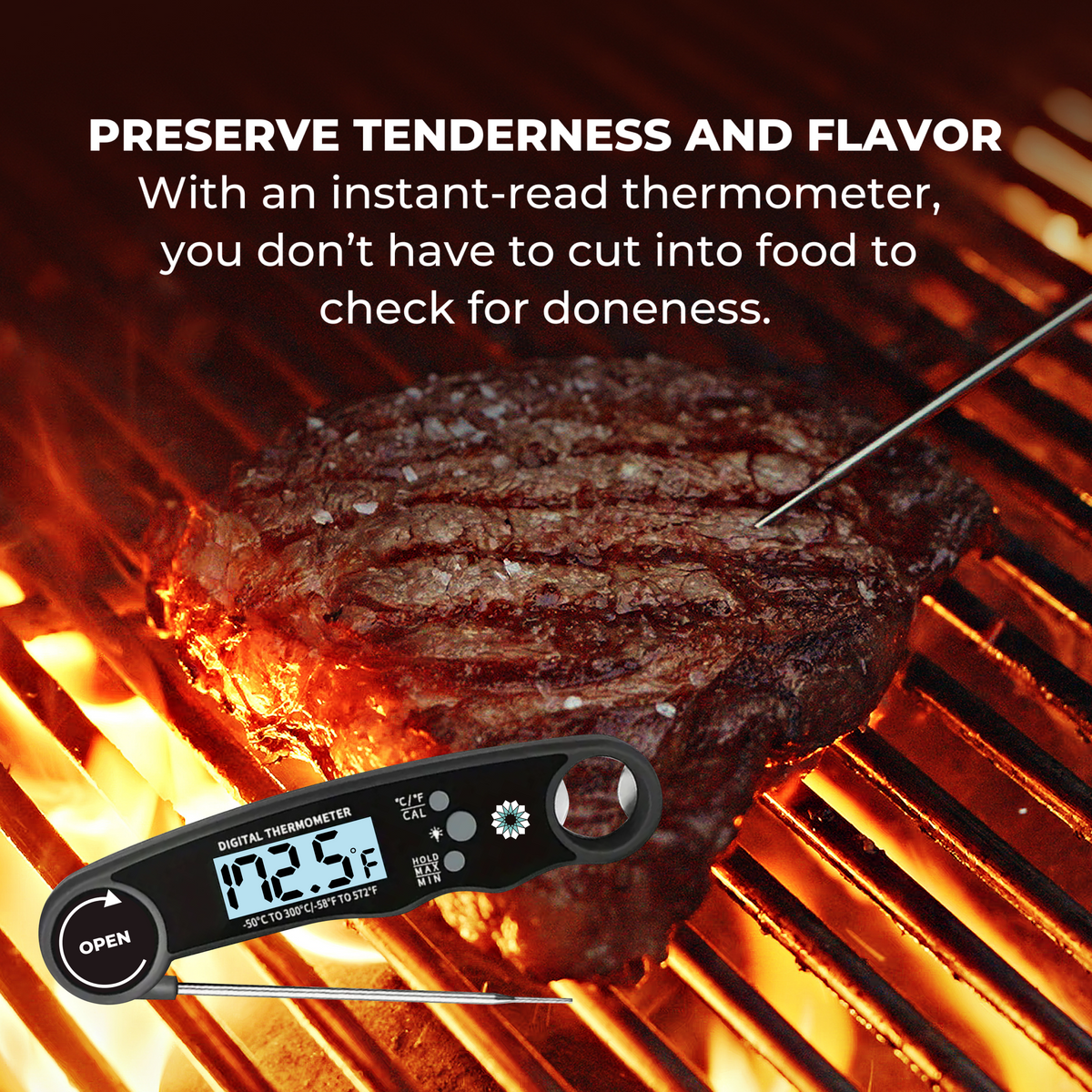 Instant Read Food Thermometer