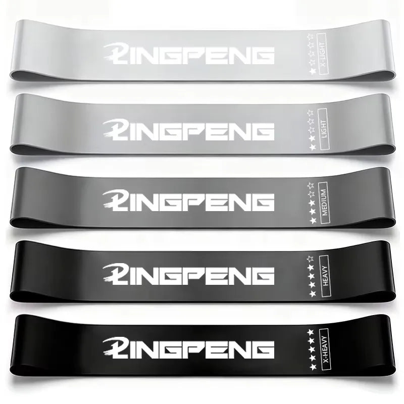 Resistance Loop Exercise Bands 5 Levels | Portable Strength Training Set