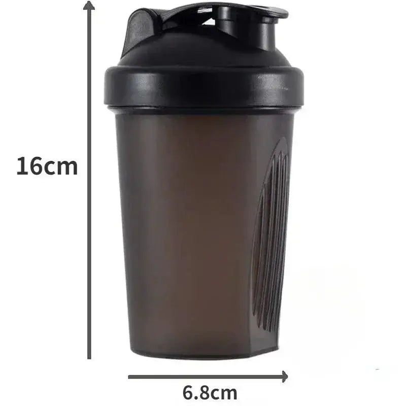 400ml Blender Shaker Bottle | BPA Free Protein Shake Mixer with Leakproof Lid