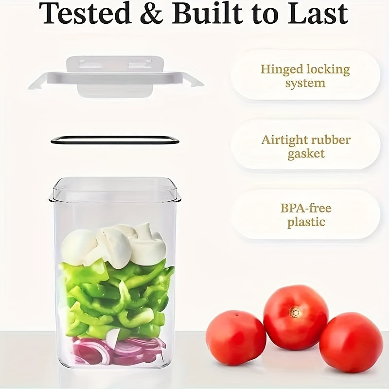 84-Pack Airtight Food Storage Containers Set - BPA-Free, Leak-Proof, Stackable Kitchen Organizers with 42 Lids, 42 Boxes, Labels, Pen, and Spoon - Ideal for Meal Prep & Pantry Organization
