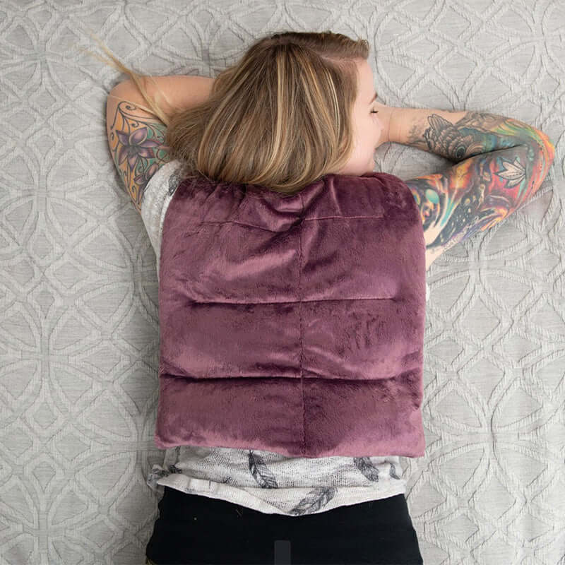 Back Wrap Hot/Cold Aromatherapy Vest Shaped for Stress & Pain Relief